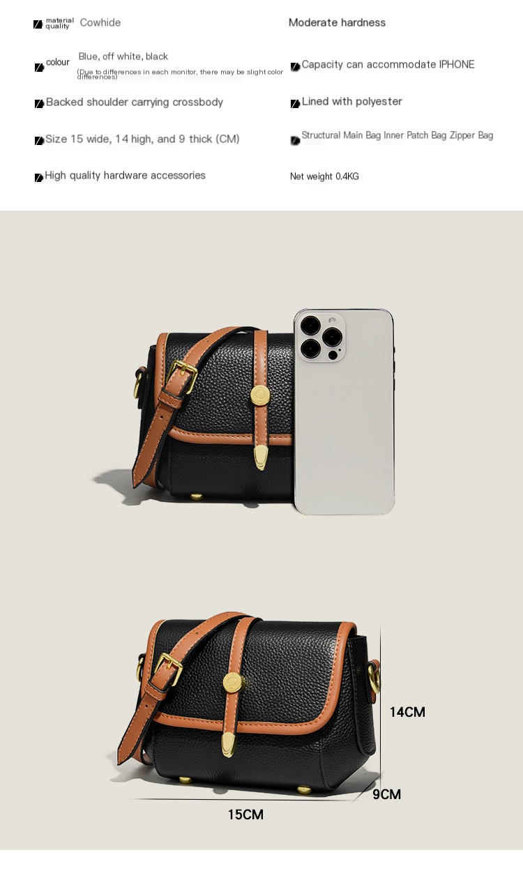 Stylish Leather Shoulder Bag