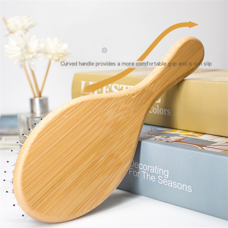 Bamboo Air Cushion Massage Comb Image 3