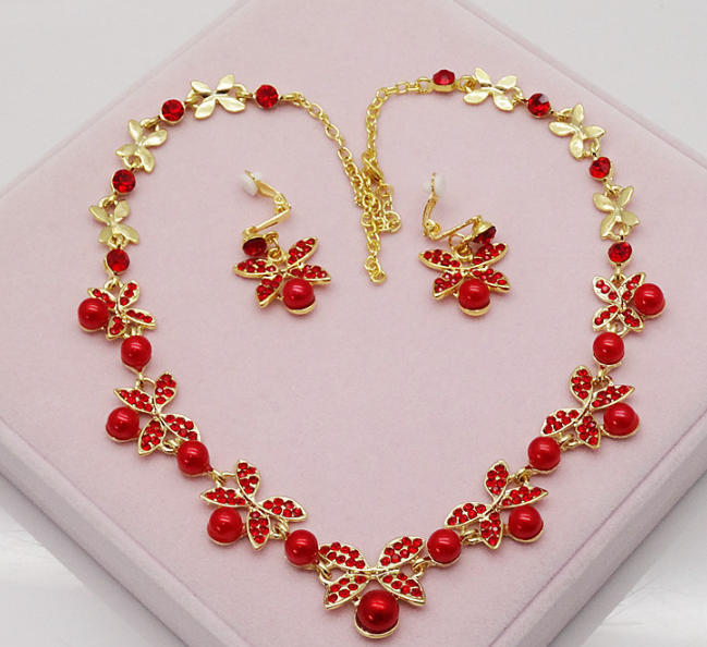 Bridal Necklace and Earrings Set 2