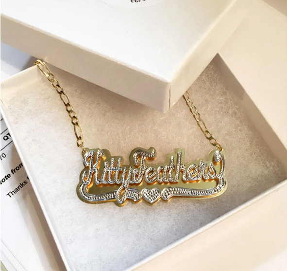 Silver Custom Name Necklace