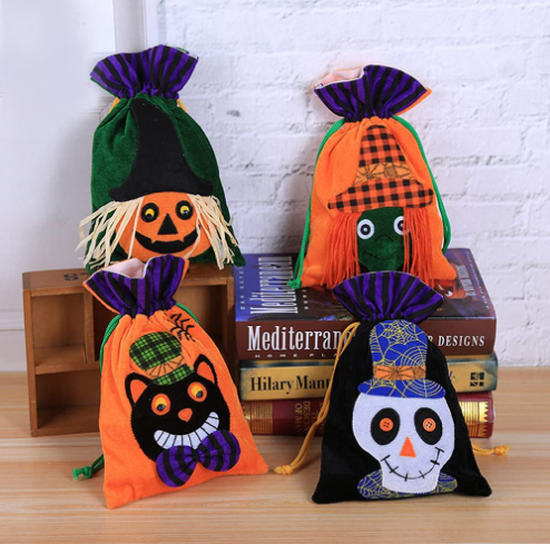 Children's Portable Pumpkin Witch Bag