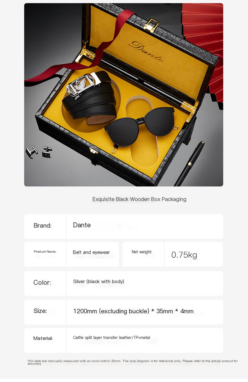 Little Swan Belt and Sunglasses Set