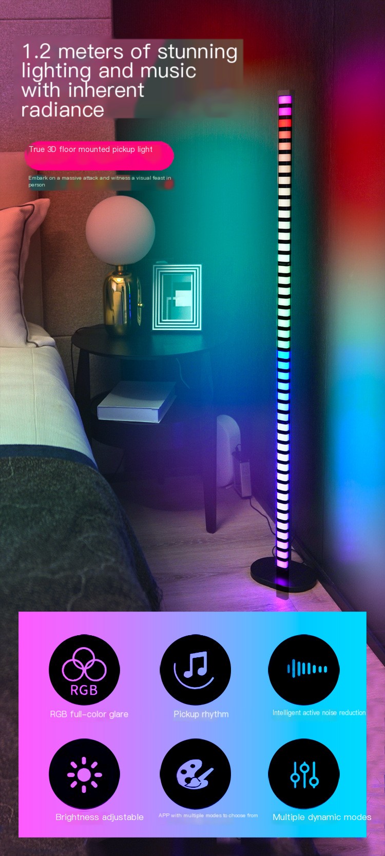 3D Floor Pickup Lamp