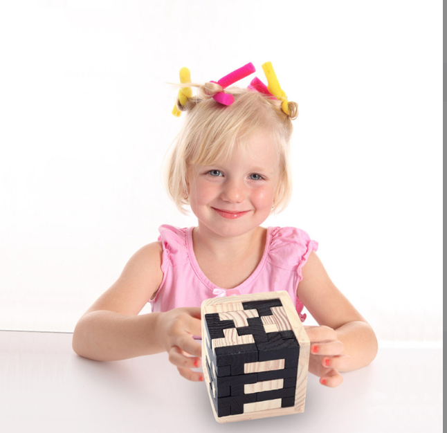 Wooden Lock Puzzle Image 1