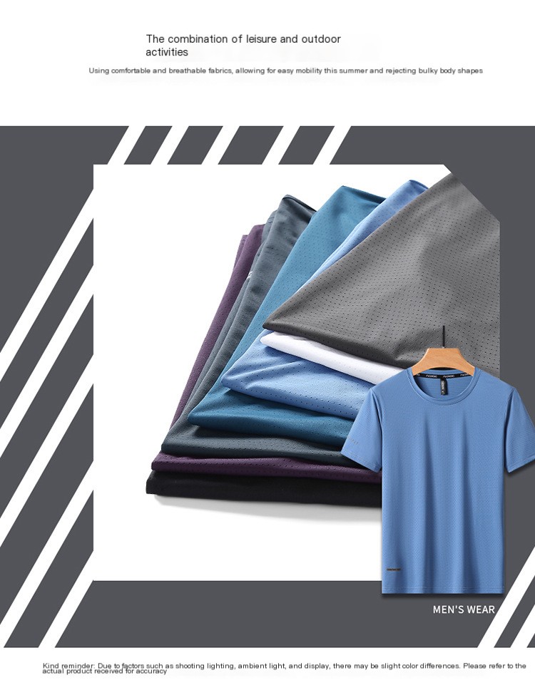 Ice Silk Sports T-Shirt in Action