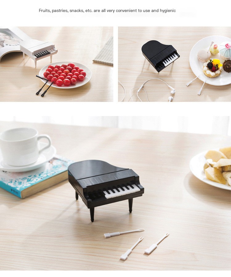 Piano Fruit Fork Set - Design Detail