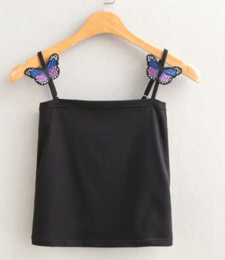 Butterfly Crop Top Image 1