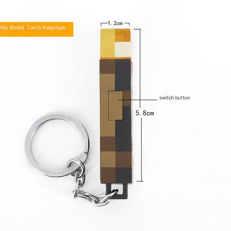 Chaveiro Tocha-Minecraft 1