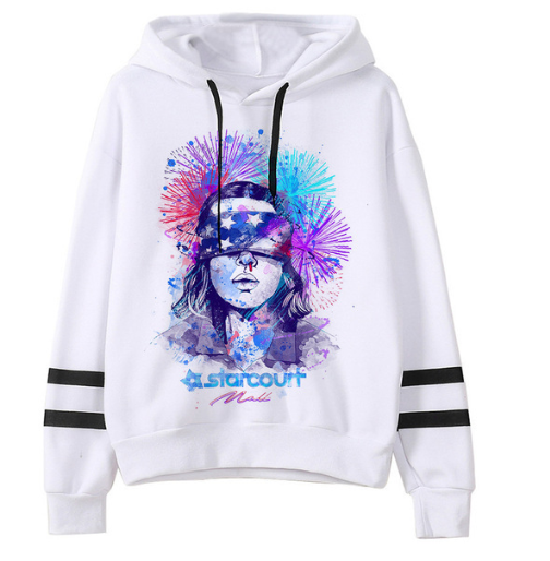 Stranger Things Striped Hoodie image