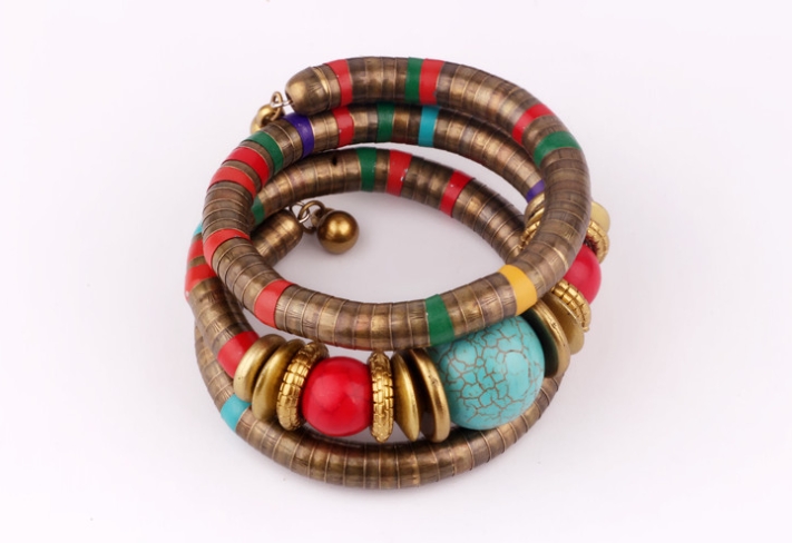 Bohemian Multi-layer Beaded Bracelet Image 3