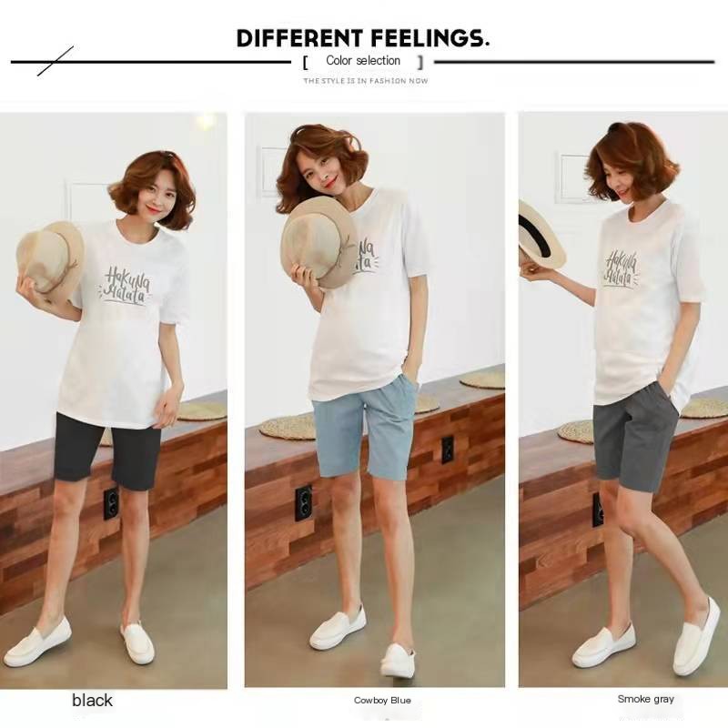 Summer Cotton and Linen Loose Shorts 3