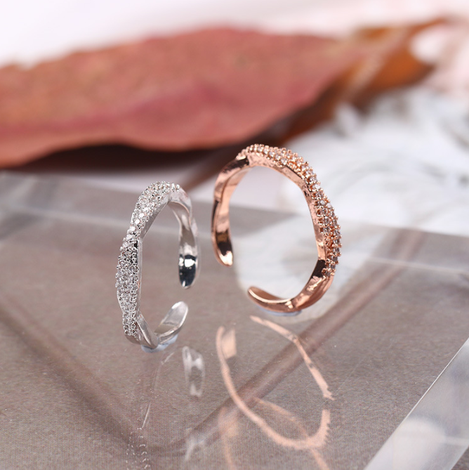Silver Adjustable Open Ring