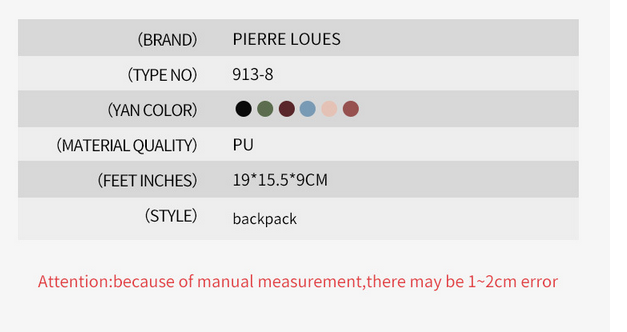 Mini Backpack Purse in Blue