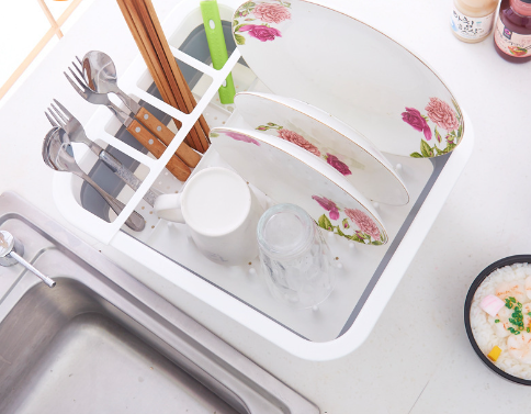 Drainage Utensil Water Bowl Rack Image 3