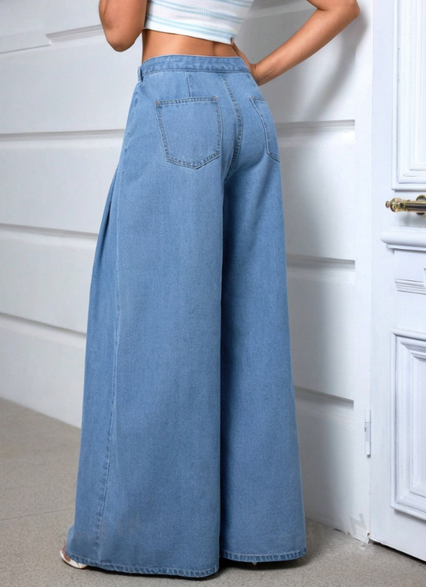 Wide Leg Jeans Image 4