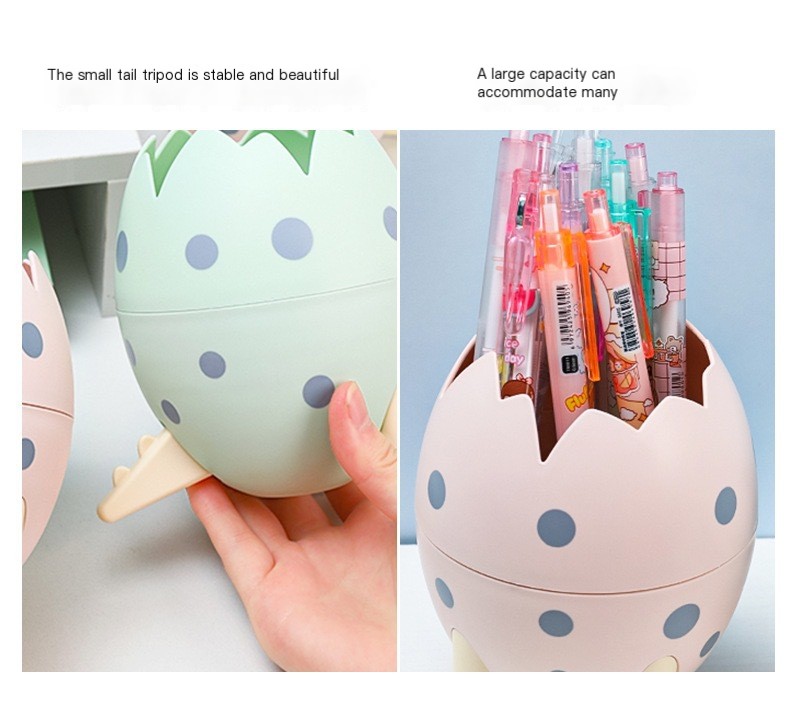Dinosaur Egg Storage Bucket Blue