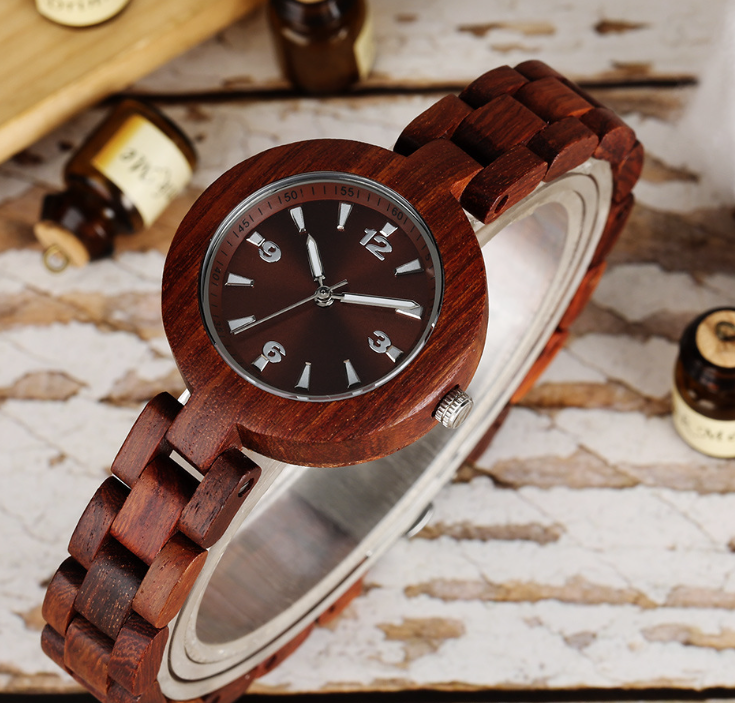 Wooden Quartz Watch 1