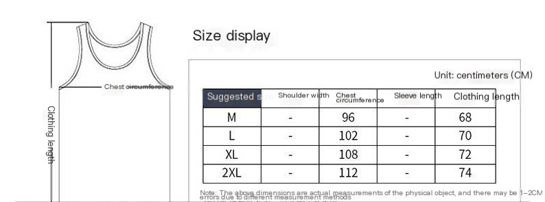 Tank Top Colors