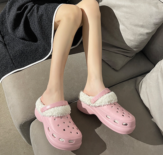 Warm Baotou Shoes - Perfect for Home
