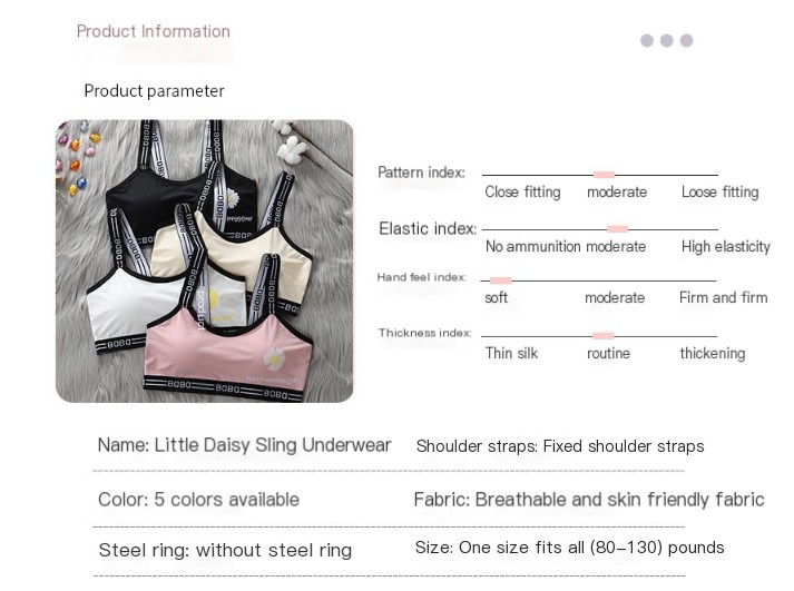 Teenage Puberty Sports Bra