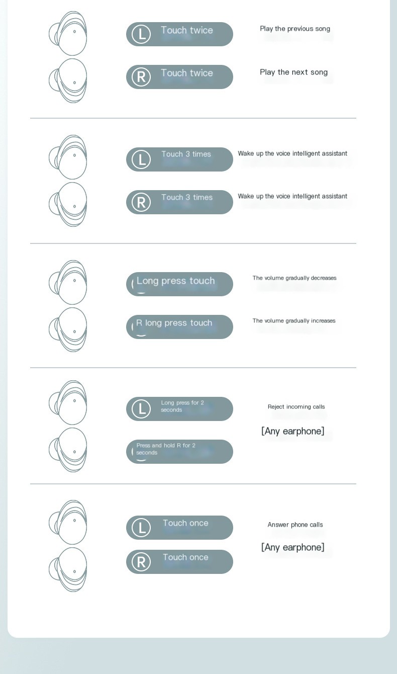 TWS-T8 Bluetooth Earbuds 17