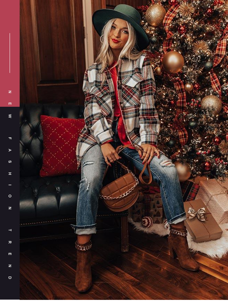 Plaid Coat Image 2