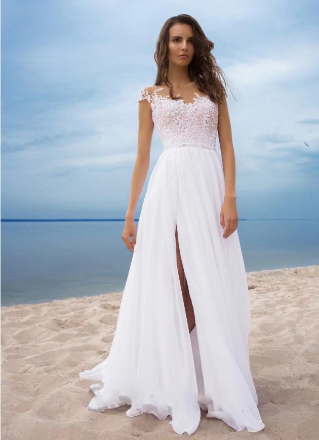 Beaded Lace Dress - Image 4