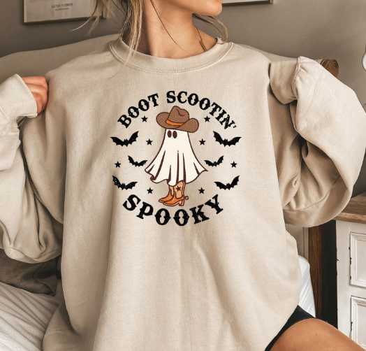 Halloween Dog Print Sweatshirt Image 4