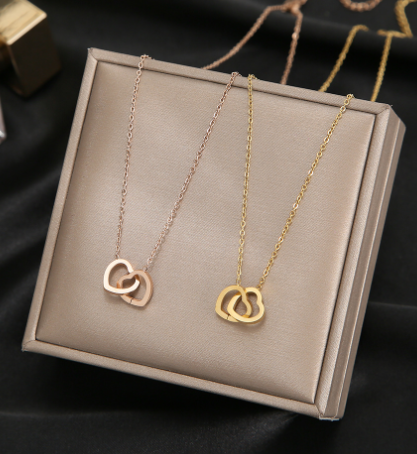 Heart Link Necklace Image 1