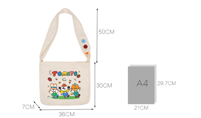 Colorful Button Shoulder Bag