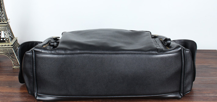 Interior view of PU Leather Men's Crossbody Bag