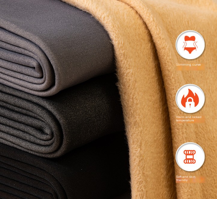 Fake see-through autumn and winter skin-transparent large size leggings