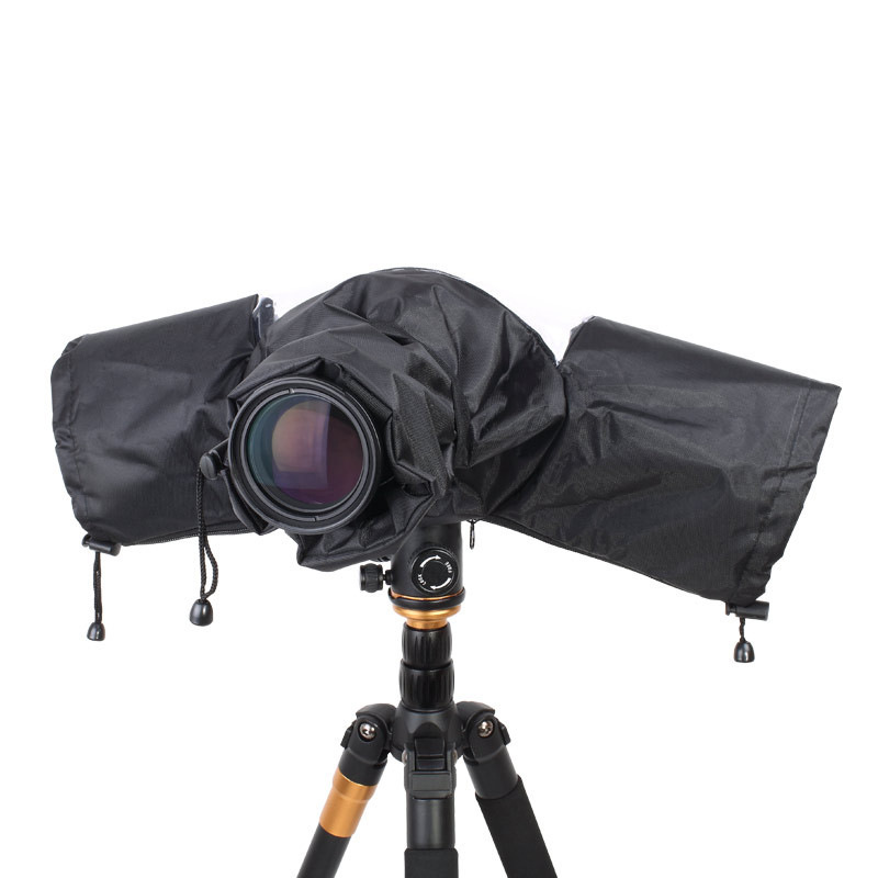 Camera Rain Cover in Action