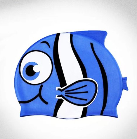 Silicone Children's Swimming Cap Image 4