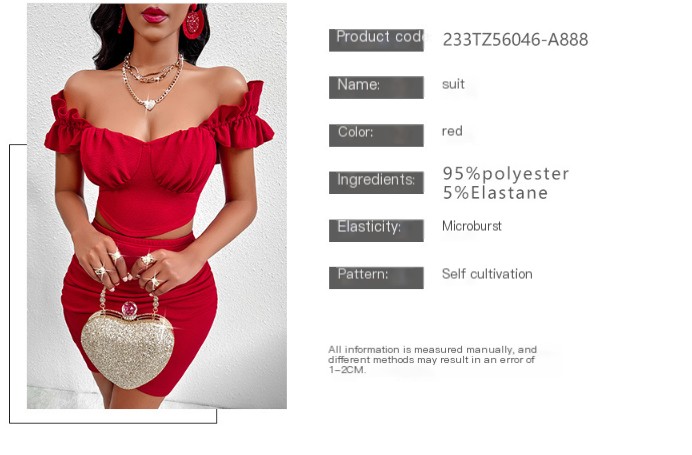 Sexy Ruffled Knitted Top