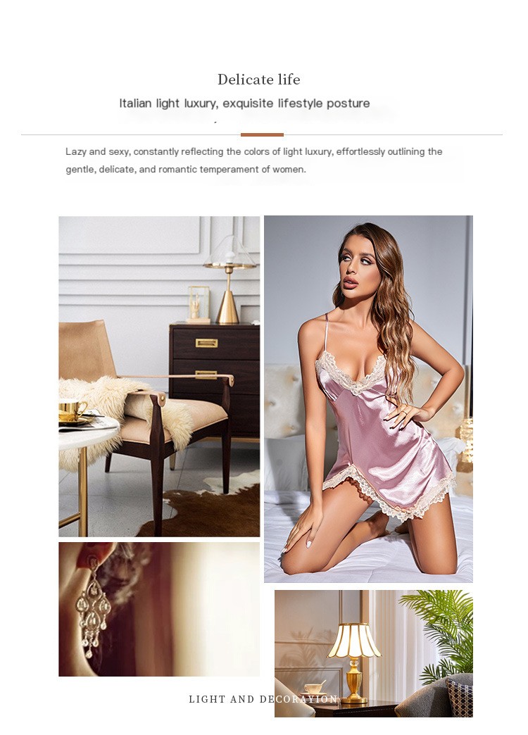 Sexy Home Suspender Nightdress - Image 2