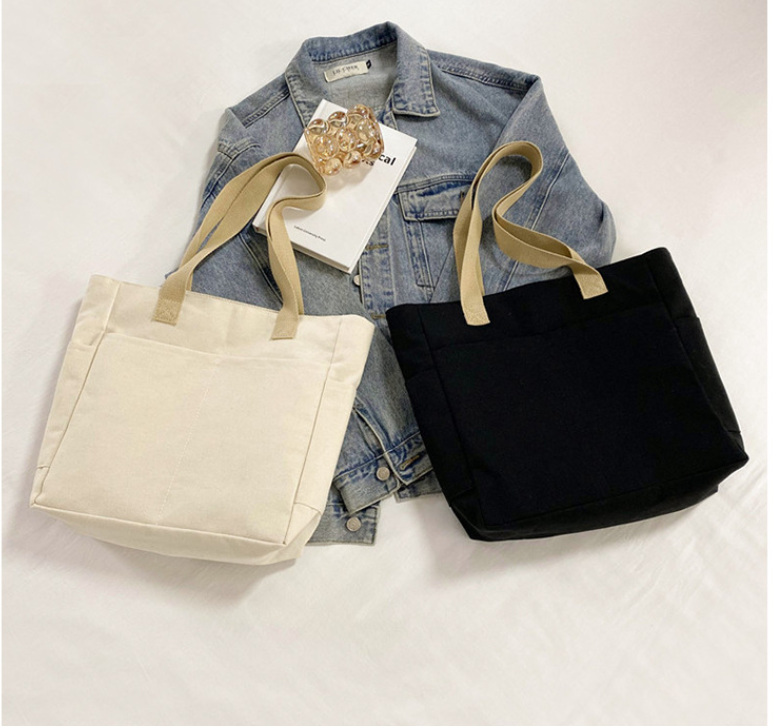 Solid Color Messenger Satchel Details