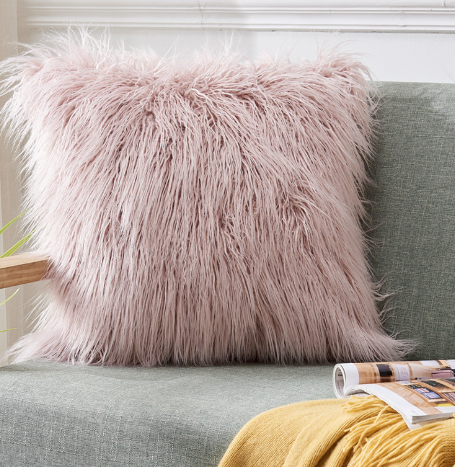 Coussin Fourrure Poil Long Image 3