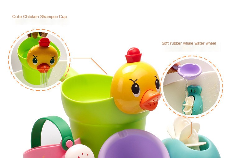 Baby Bath Toys Set Image 2