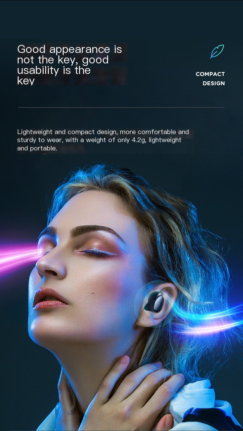 TWS-T8 Bluetooth Earbuds 5