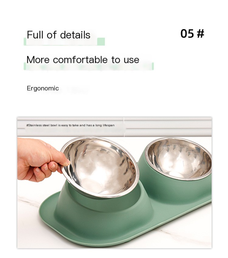 Elevated Dinner Bowl with Pet