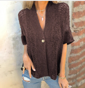 Ivonie™ - Elegancki teksturowany top image