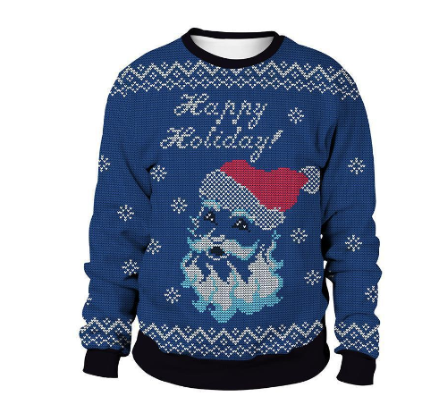 Christmas Animal Print Pullover 4