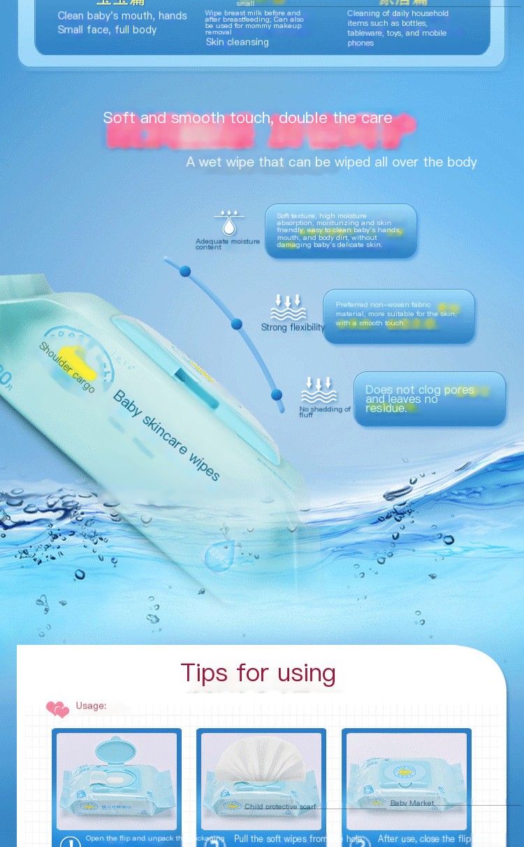 Using Baby Skin Wipes