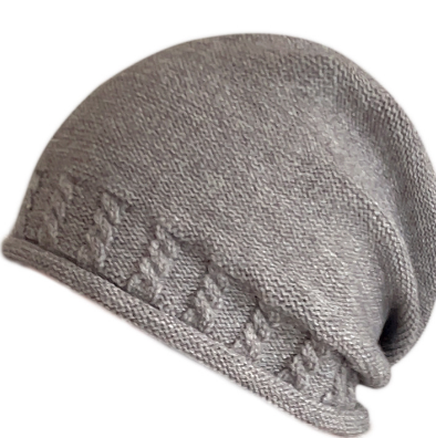 Women's Winter Pullover Drawstring Crimp Warm Hat