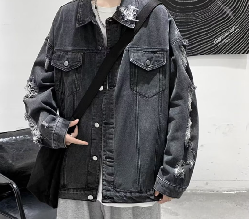 2020潮牌油画高街夹克 stylish fit