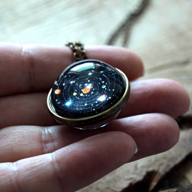 Solar System Necklace - Blue
