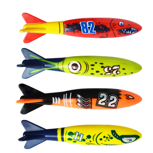 Shark Rocket Diving Toy in Action