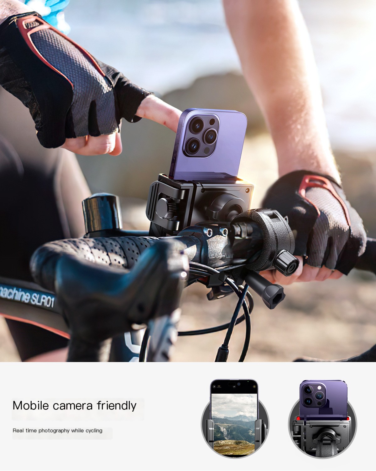 Lightning bike stand