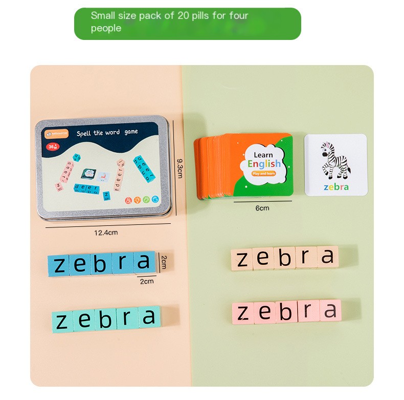 Spelling Word Block Toy 8